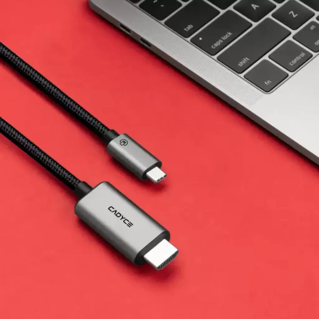 Cadyce CA-C8KHDC 2m USB-C to HDMI 2.1 Cable with Audio 8K@60Hz-tpstech.in
