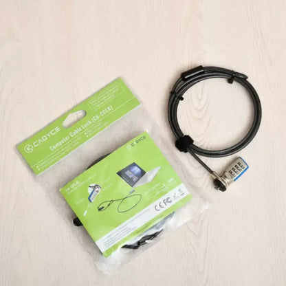 Cadyce CA-CCLK Laptop & Computer Locking Cable with 4-Digit Combination Key and 2m Twisted Steel Wire-tpstech.in