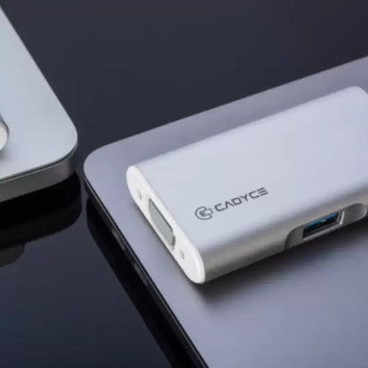 Cadyce CA-CHM USB-C to HDMI + USB 3.0 Multiport Adapter-tpstech.in