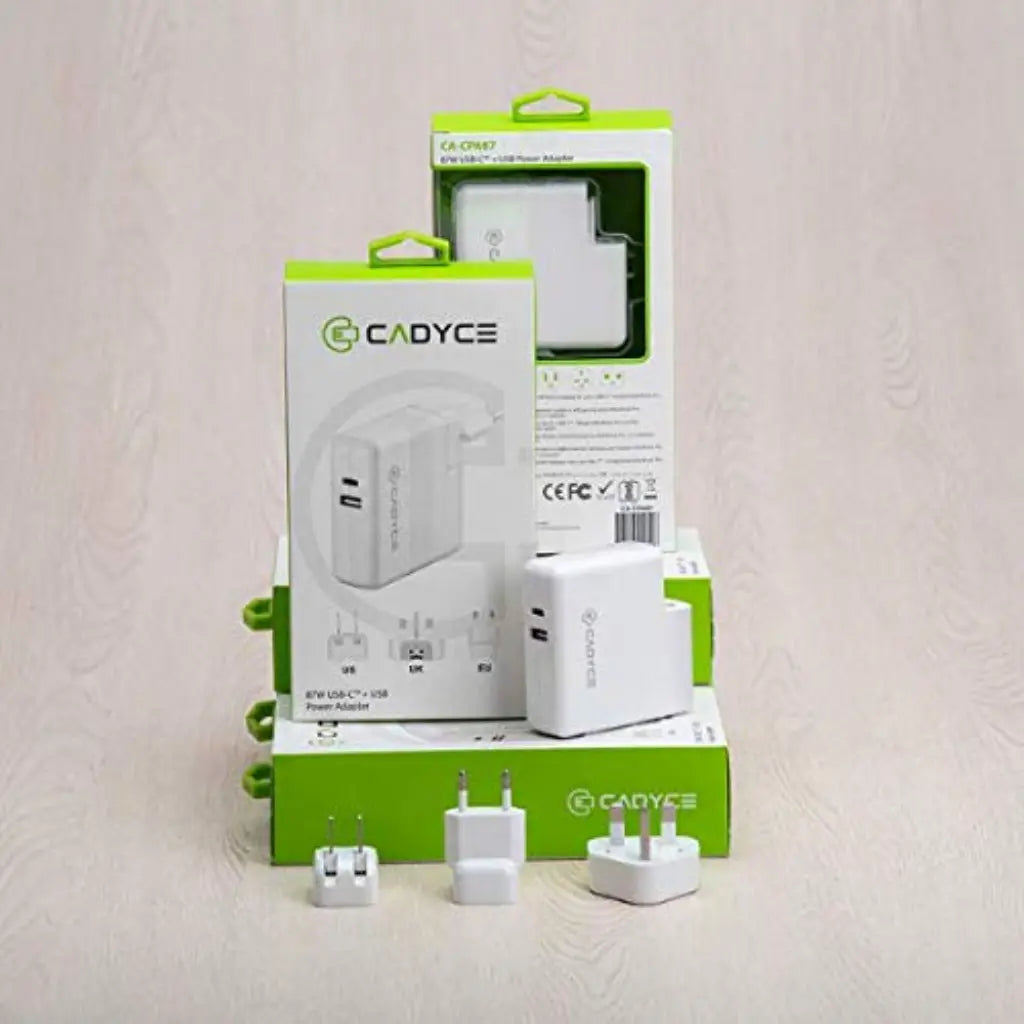 Cadyce CA-CPA87 87W USB-C + USB Power Adapter-tpstech.in