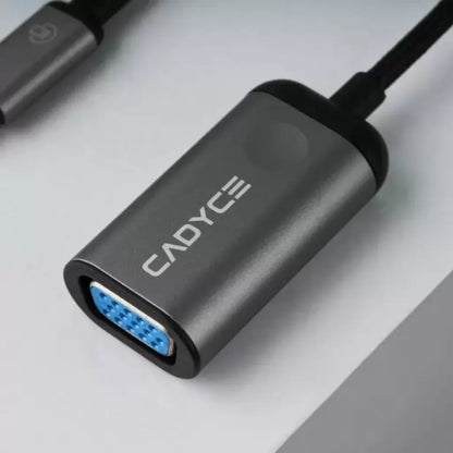 Cadyce CA-CVFHD USB-C to VGA Adapter Full HD 1080p @60Hz-tpstech.in