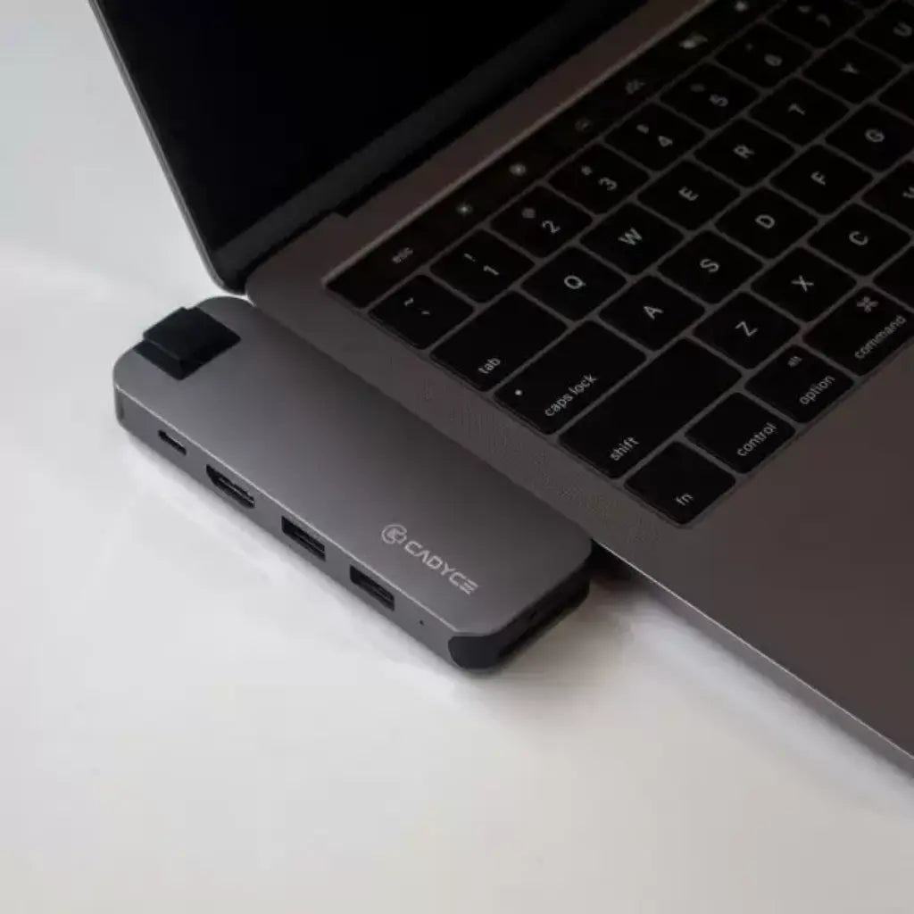 Cadyce CA-DUCDG Dual USB-C Docking Station with HDMI 4K Gigabit Ethernet USB 3.0 & 100W PD-tpstech.in