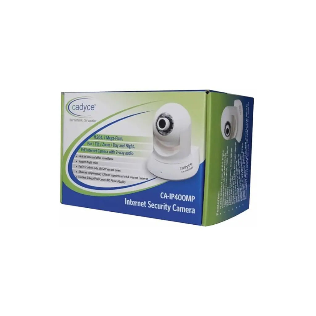 Cadyce CA-IP400MP 2MP PoE Day/Night PT Internet Camera with 2-Way Audio-tpstech.in