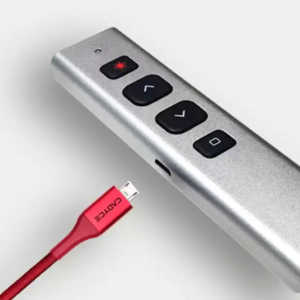 Cadyce CA-PPTR1 Wireless Presentation Pointer with Red Laser 30M Range-tpstech.in