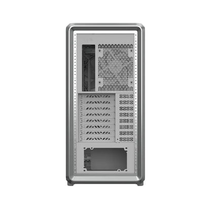 Cooler Master MasterFrame 600 Mesh ARGB Open‑Frame E‑ATX Mid‑Tower PC Case - Silver-tpsetch.in