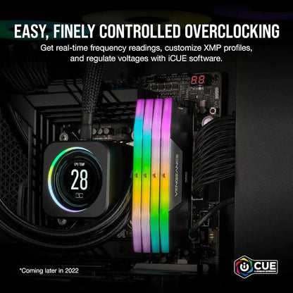 Corsair Vengeance RGB 96GB (2x48GB) DDR5 RAM 5600MHz CL40 Desktop Memory Kit-tpstech.in