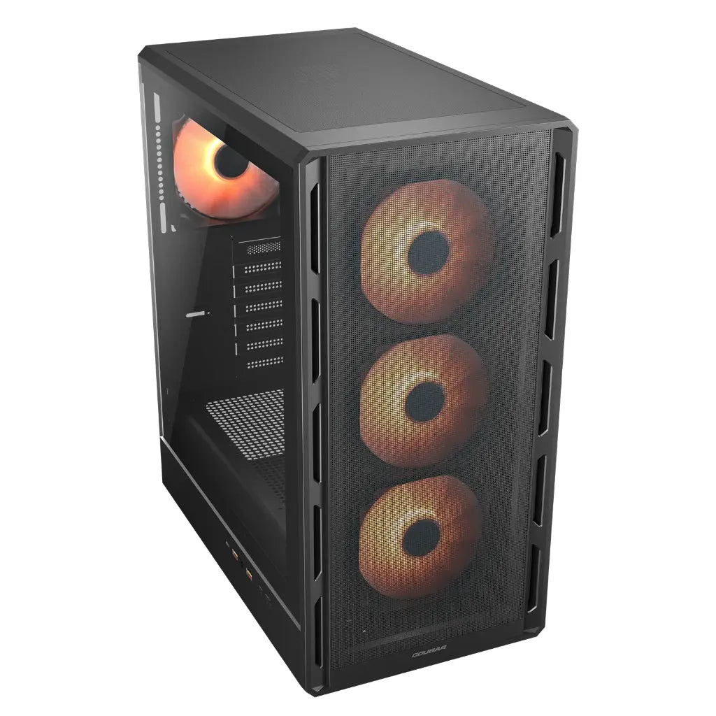 Cougar Airface Pure Pro Mid Tower Case Compact ATX Support with 4 ARGB PWM Fans-tpstech.in