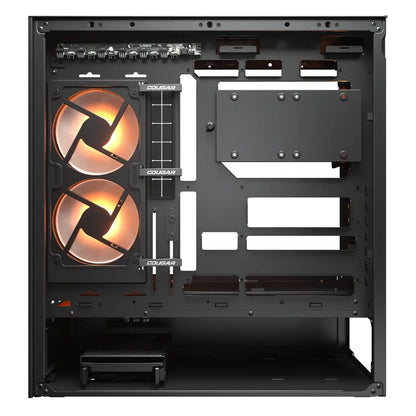 Cougar CFV235 Tempered Glass ATX Mid‑Tower Gaming Case with Central Floating Ventilation - Black-tpstech.in