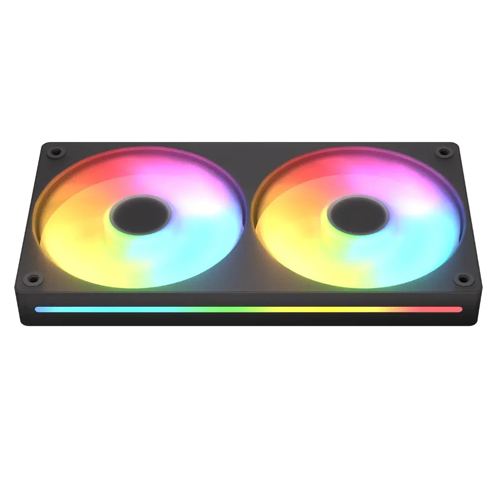 Cougar Unity240‑FB ARGB 240mm Single‑Frame PWM Fan with Vibrant ARGB Lighting - Black -tpstech.in