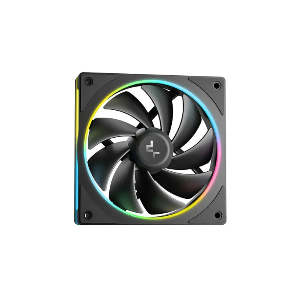 DeepCool LM360 6th Gen ARGB 360mm Liquid Cooler with 2.4" IPS LCD Display - Black-tpstech.in