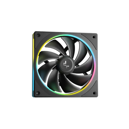 DeepCool LM360 6th Gen ARGB 360mm Liquid Cooler with 2.4" IPS LCD Display - Black-tpstech.in