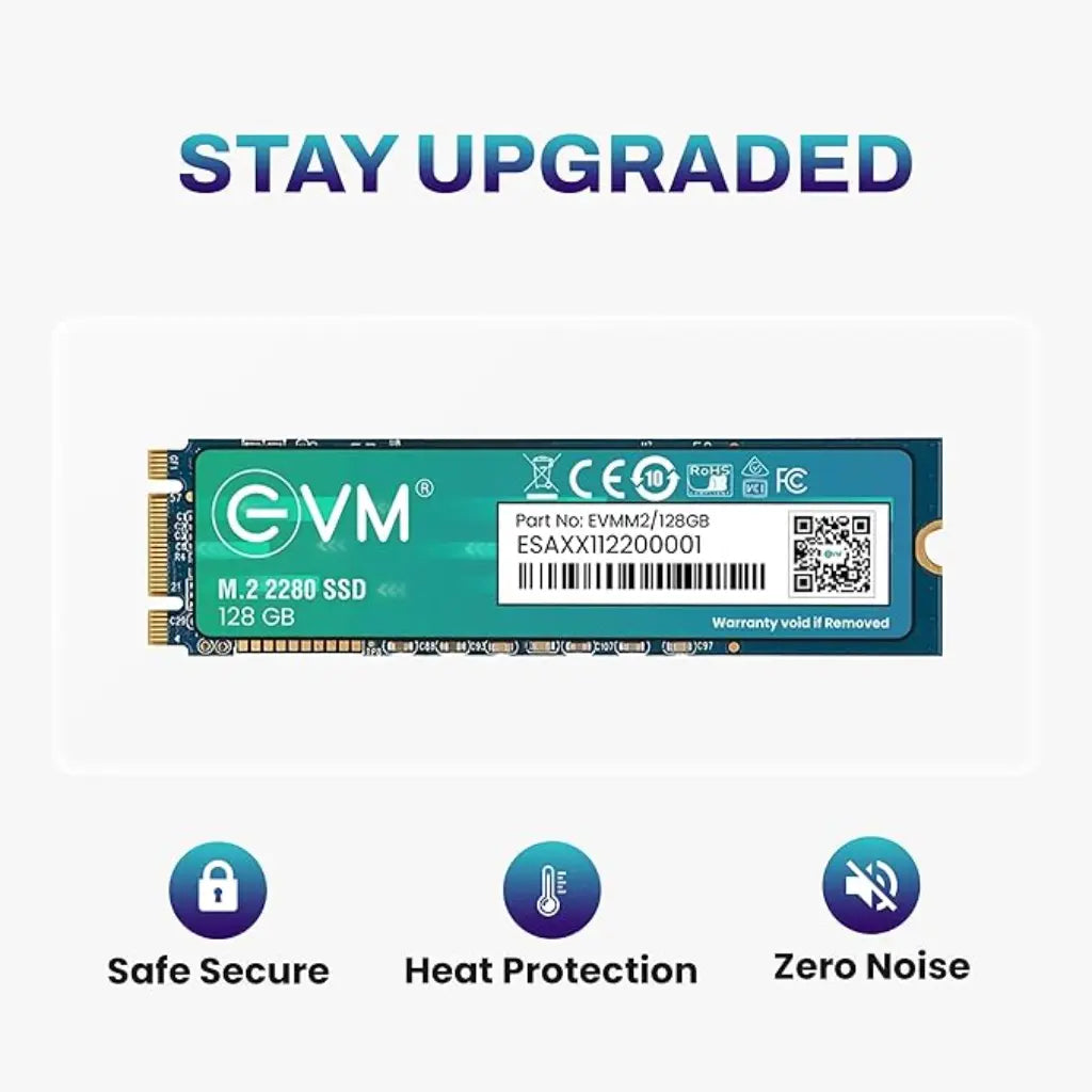 EVM 128GB M.2 SATA 3D TLC NAND Internal Solid State Drive-tpstech.in
