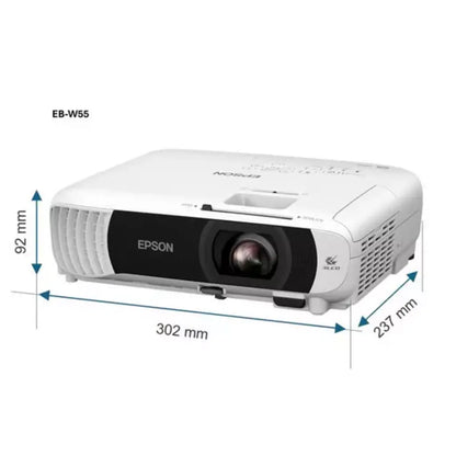 Epson EB-W55 WXGA 4000 Lumens 3LCD Projector with Built‑in WiFi-tpstech.in