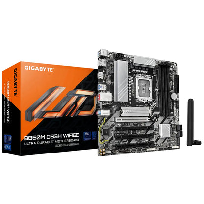 Gigabyte B860M DS3H WIFI6E Intel B860 LGA1851 DDR5 Micro-ATX Motherboard