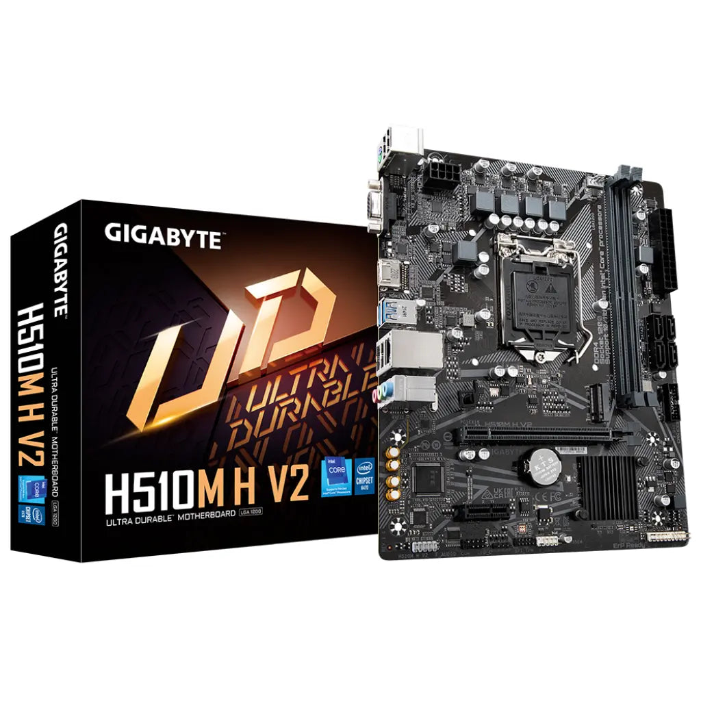 Gigabyte H510M H V2 Intel H510 LGA1200 DDR4 Micro-ATX Motherboard-tpstech.in