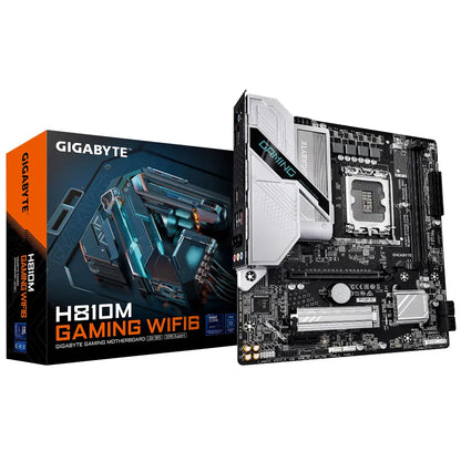 Gigabyte H810M GAMING WIFI6 Intel H810  LGA1851 DDR5 Micro-ATX Motherboard-tpstech.in