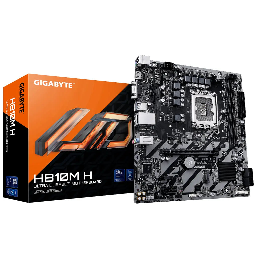 Gigabyte H810M H Intel H810 LGA1851 DDR5 Micro ATX Motherboard-tpstech.in