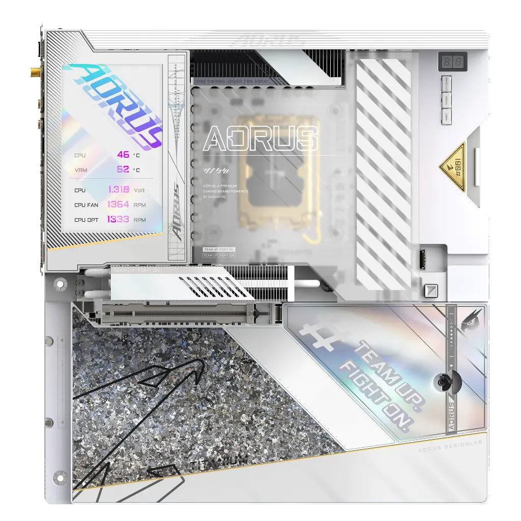 Gigabyte Z790 AORUS XTREME X ICE WiFi Intel Z790 LGA1700 DDR5 E-ATX Motherboard-tpstech.in