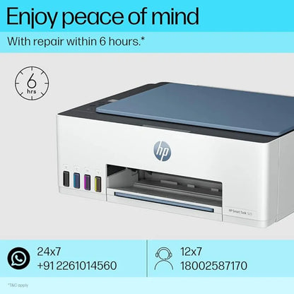 HP Smart Tank 525 All-in-One(Print,Copy,Scan) InkTank Colour Printer-tpstech.in