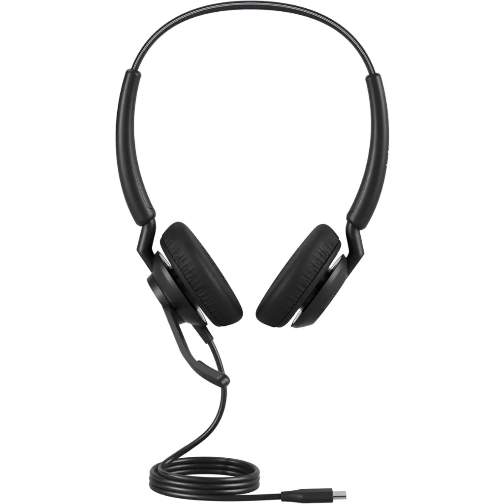 Jabra Engage 40 UC Duo USB‑C Headset Binaural On‑Ear Wired Headset with Noise Cancellation & Busylight-tpstech.in