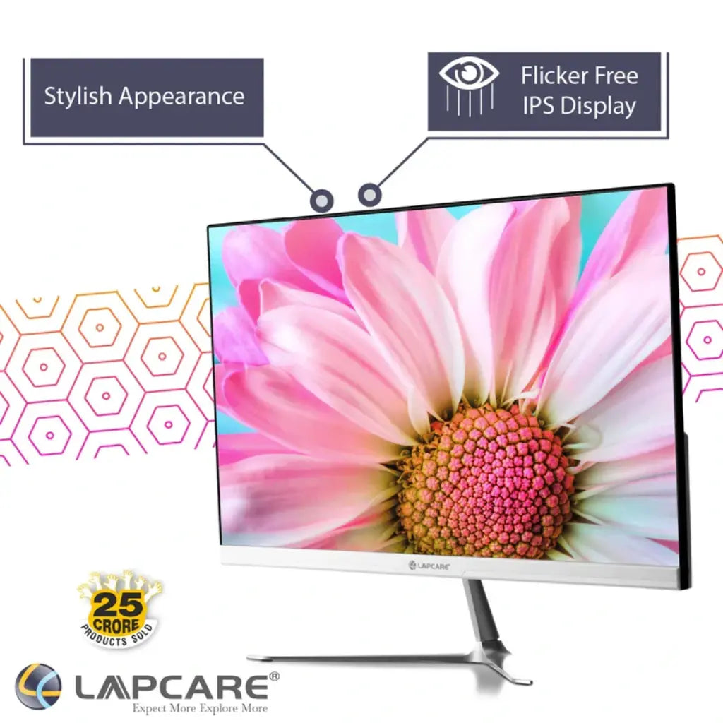 LAPCARE LM22WHD 22" 60Hz 5ms Full HD LED Wall Mountable Monitor-tpstech.in