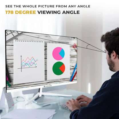 LAPCARE LM24GMWSP 24" 60Hz 5ms Full HD LED Monitor with Built-in Speakers-tpstech.in