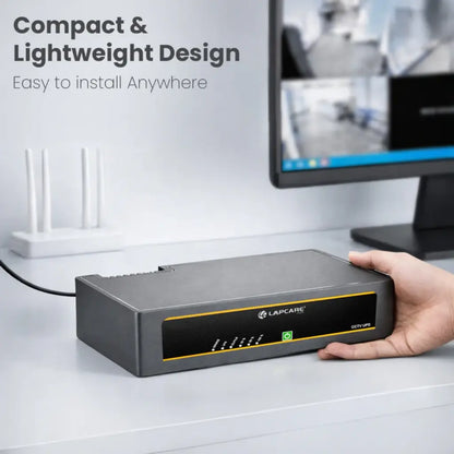 Lapcare CUB‑IX LOLCUP9959 12V CCTV UPS with 5.2Ah Lithium‑Ion Battery Backup-tpstech.in
