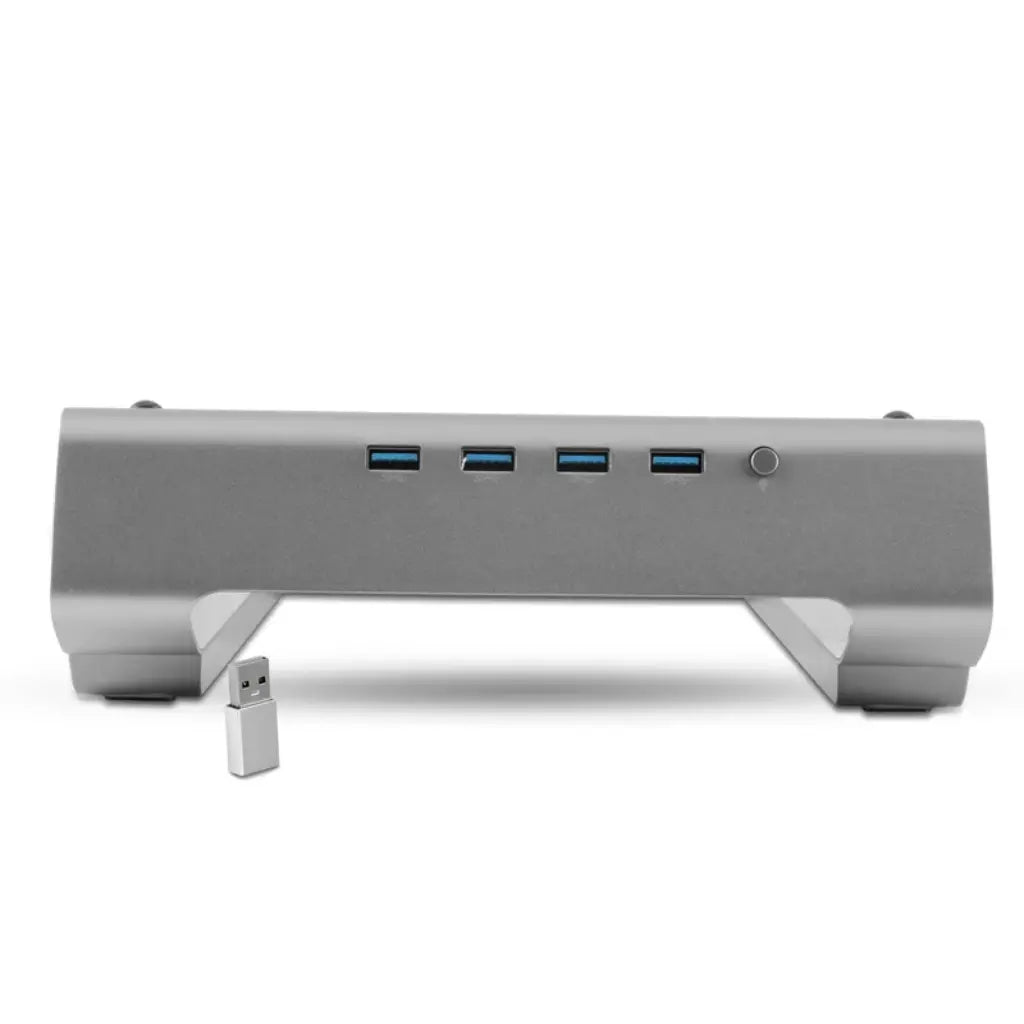 Lapcare Legend Aluminium Alloy RGB Laptop Stand with 4 USB 3.0 Ports-tpstech.in