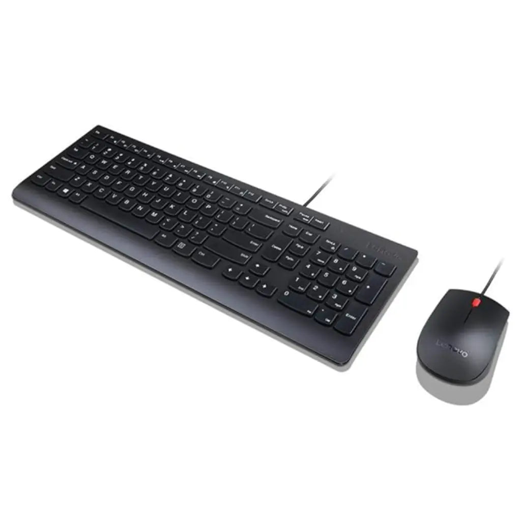Lenovo Essential 4X30L79883 Wired Keyboard & Mouse Combo - Black-tpstech.in