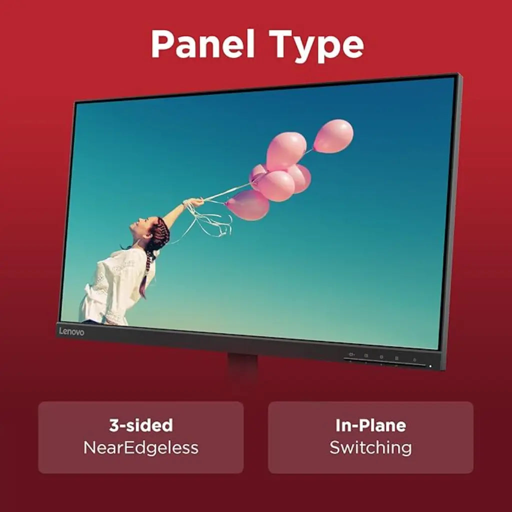 Lenovo L24 ‑ 4e 23.8″ 100 Hz FHD IPS Borderless Monitor HDMI/VGA Tilt Stand-tpstech.in