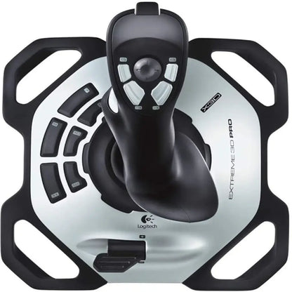 Logitech Extreme 3D Pro Joystick with Precision Twist Rudder 12 Programmable Buttons & 8-Way Hat Switch-tpstech.in