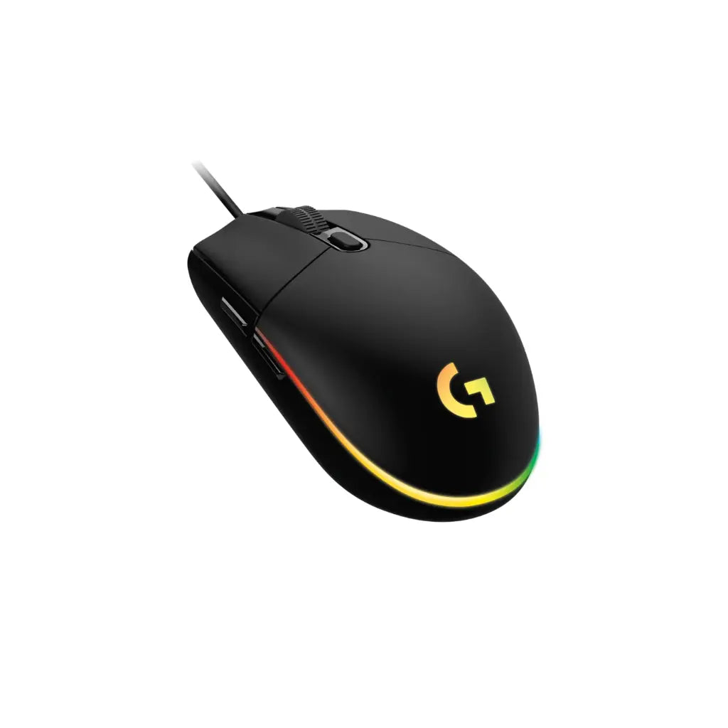 Logitech G203 LIGHTSYNC RGB Wired Gaming Mouse - Black-tpstech.in