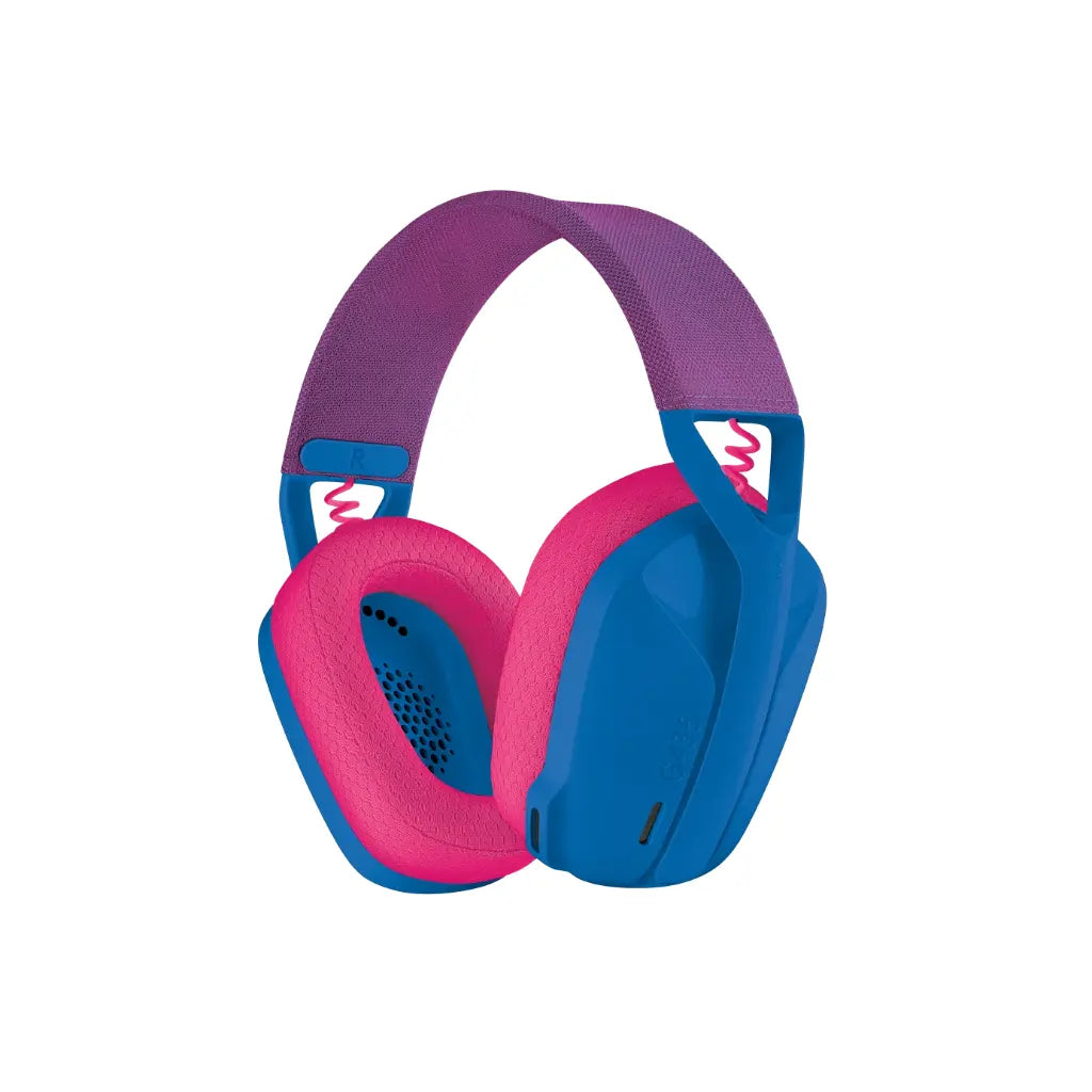 Logitech G435 LIGHTSPEED Wireless & Bluetooth Gaming Headset 18-Hour Battery Life- Blue & Raspberry-tpstech.in