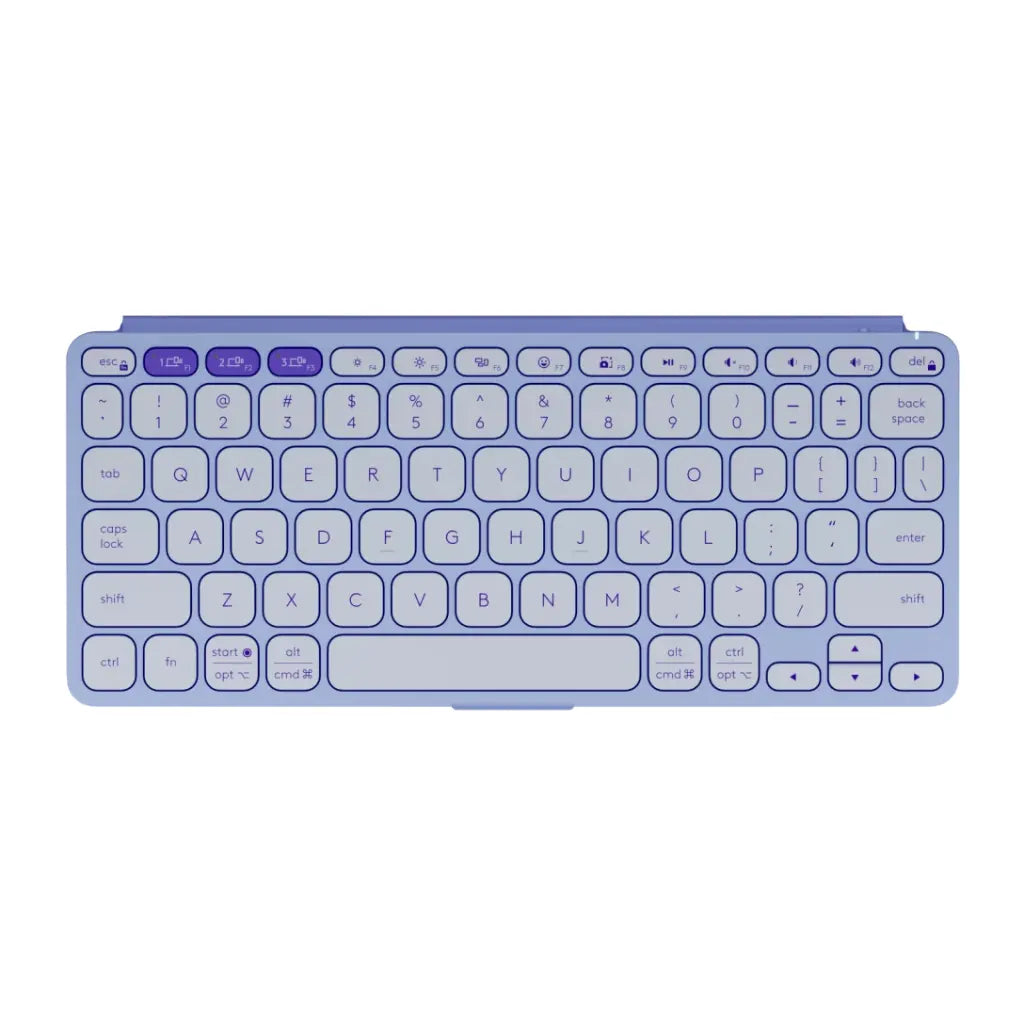 Logitech Keys-To-Go 2 Universal Wireless Bluetooth Keyboard with Built-in Cover - Lilac-tpstech.in