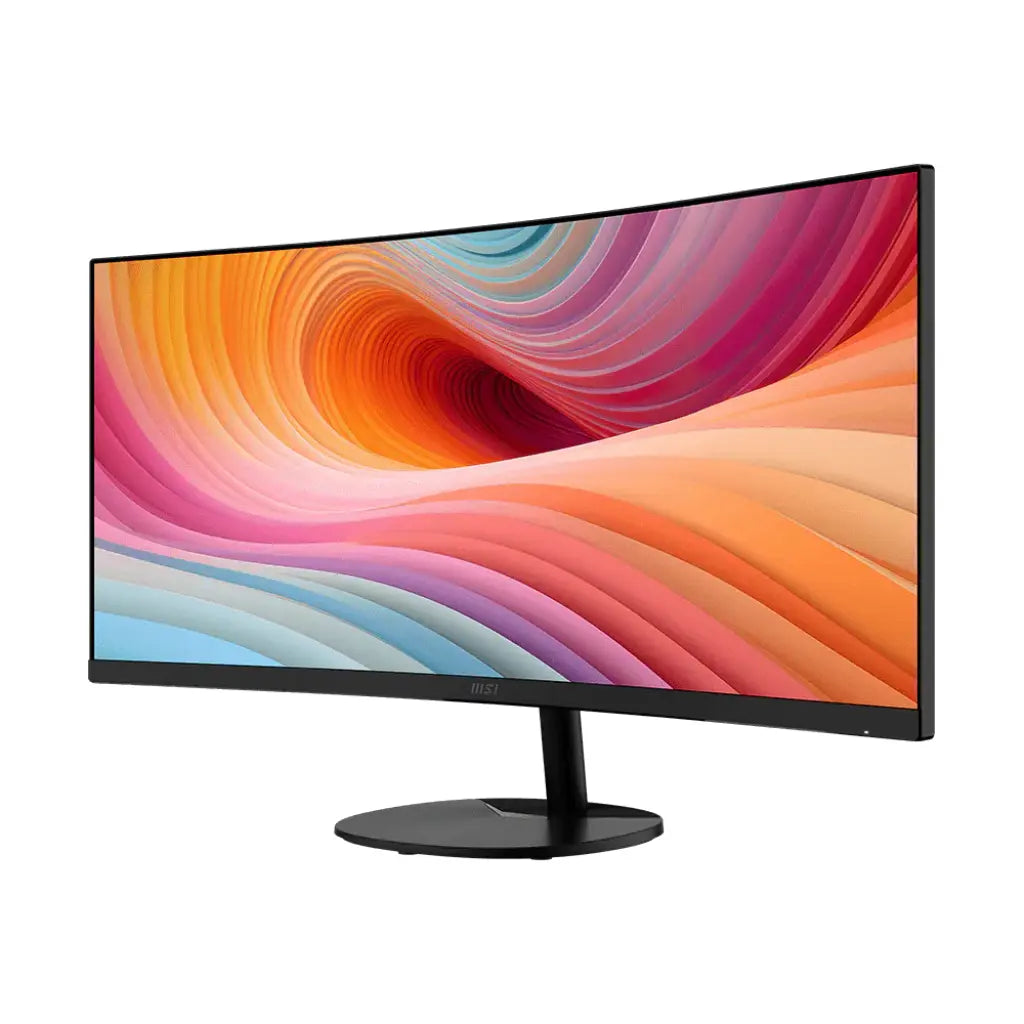 MSI PRO MP341CQ E12 34" UltraWide Curved UWQHD 120Hz VA Business Productivity Monitor-tpstech.in