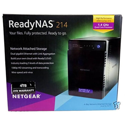 Netgear ReadyNAS RN214 4-Bay Diskless Desktop Network Attached Storage-tpstech.in