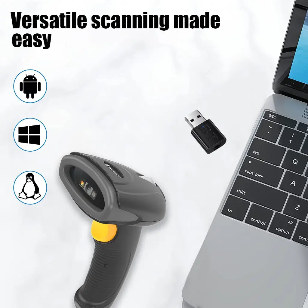 Newland HR2081‑BT Wireless 2D Barcode Scanner with Bluetooth 5.0-tpstech.in