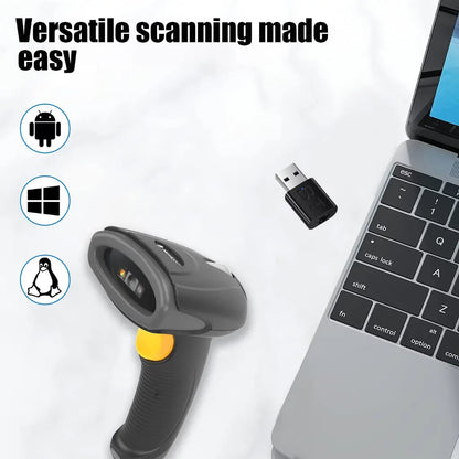 Newland HR2081‑BT Wireless 2D Barcode Scanner with Bluetooth 5.0-tpstech.in