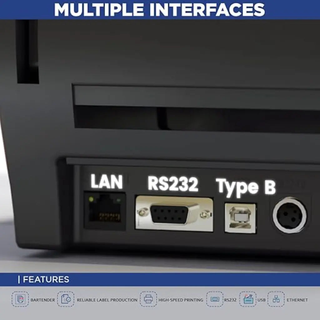 Newland NLS-LP410-IN 4 Inch Desktop Thermal Label Printer-tpstech.in