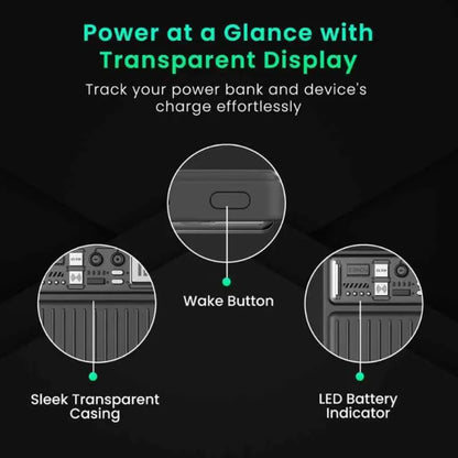 Portronics Luxcell Wireless Mini 10K POR 2178 10000mAh Power Bank-tpstech.in