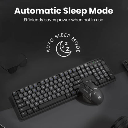 Portronics POR 2746 Key9 Combo Wireless Keyboard and Mouse Set - Grey-tpstech.in