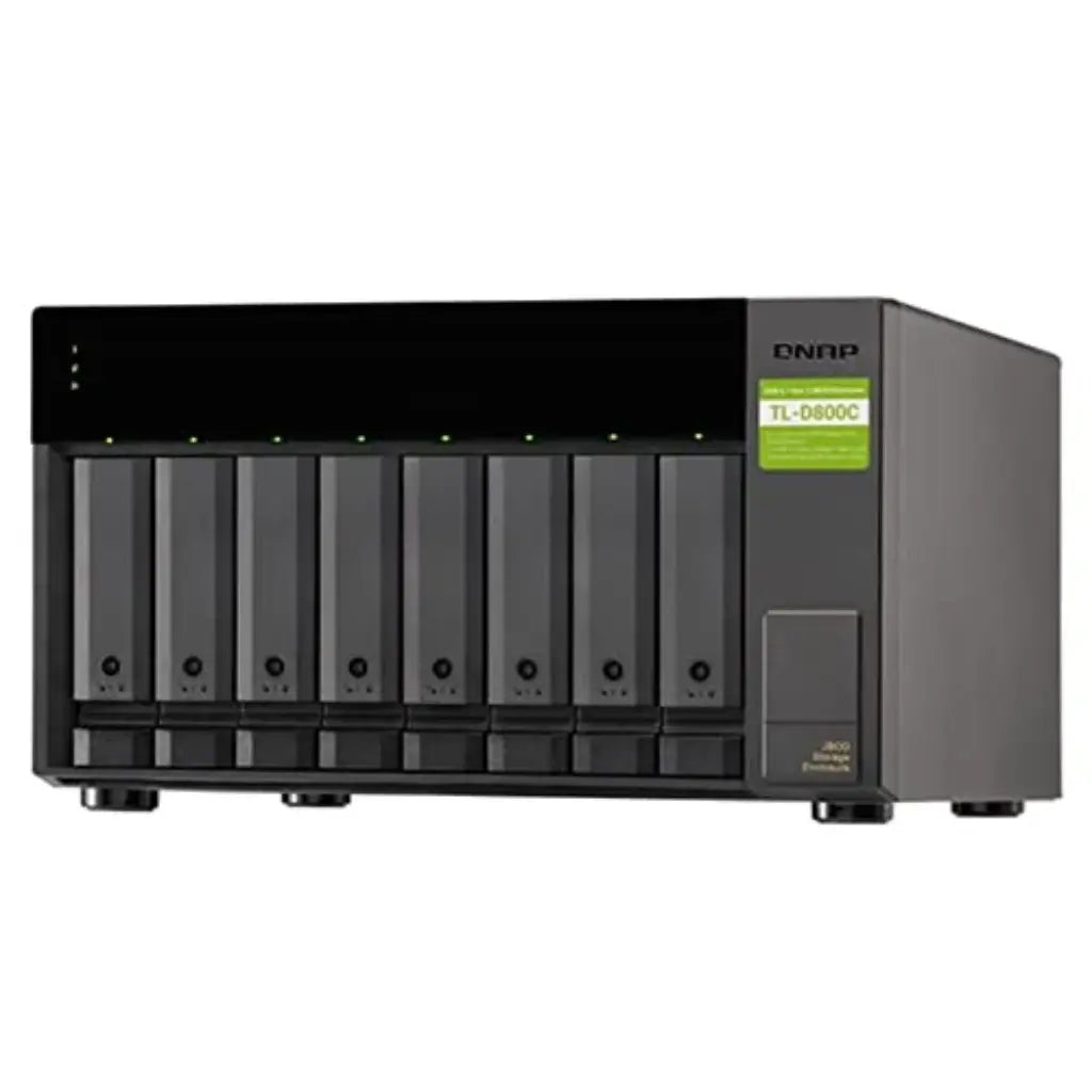 QNAP TL‑D800C‑EU 8‑Bay USB 3.2 Gen 2 Type‑C JBOD Storage Expansion Enclosure-tpstech.in