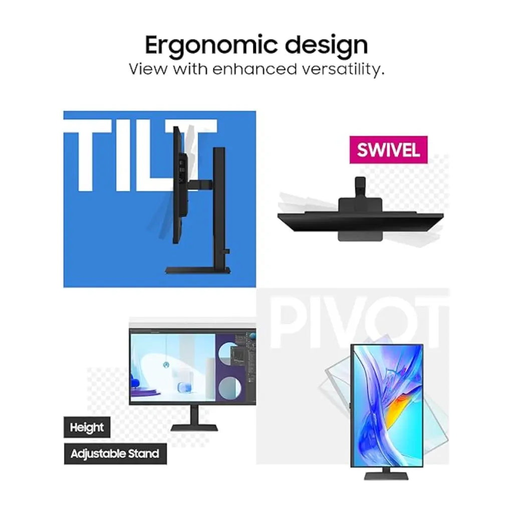 Samsung 32" 60 Hz 4K UHD ViewFinity S8 Monitor with USB Type-C and LAN Port-tpstech.in