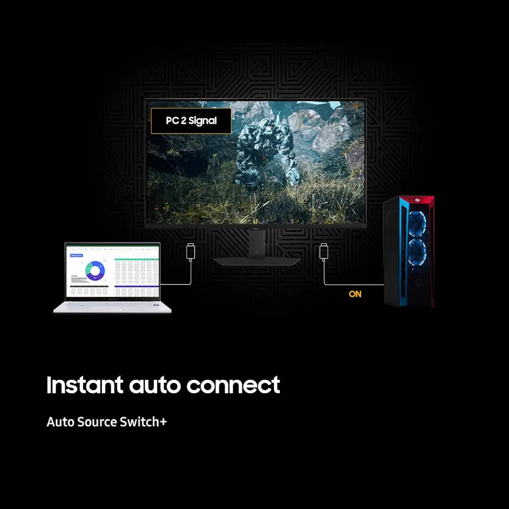 Samsung Odyssey G7 G70D 27" 144Hz 1ms 4K UHD Fast IPS Gaming Monitor-tpstech.in