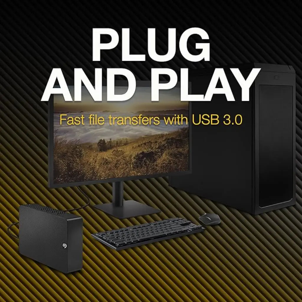 Seagate Expansion 20TB 3.5" External HDD 7200RPM Desktop External Hard Disk Drive-tpstech.in