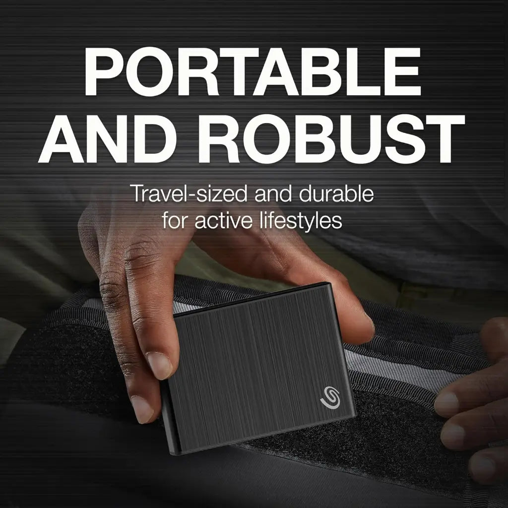 Seagate One Touch 1TB Portable External SSD with 3 Year Rescue Data Recovery - Black-tpstech.in