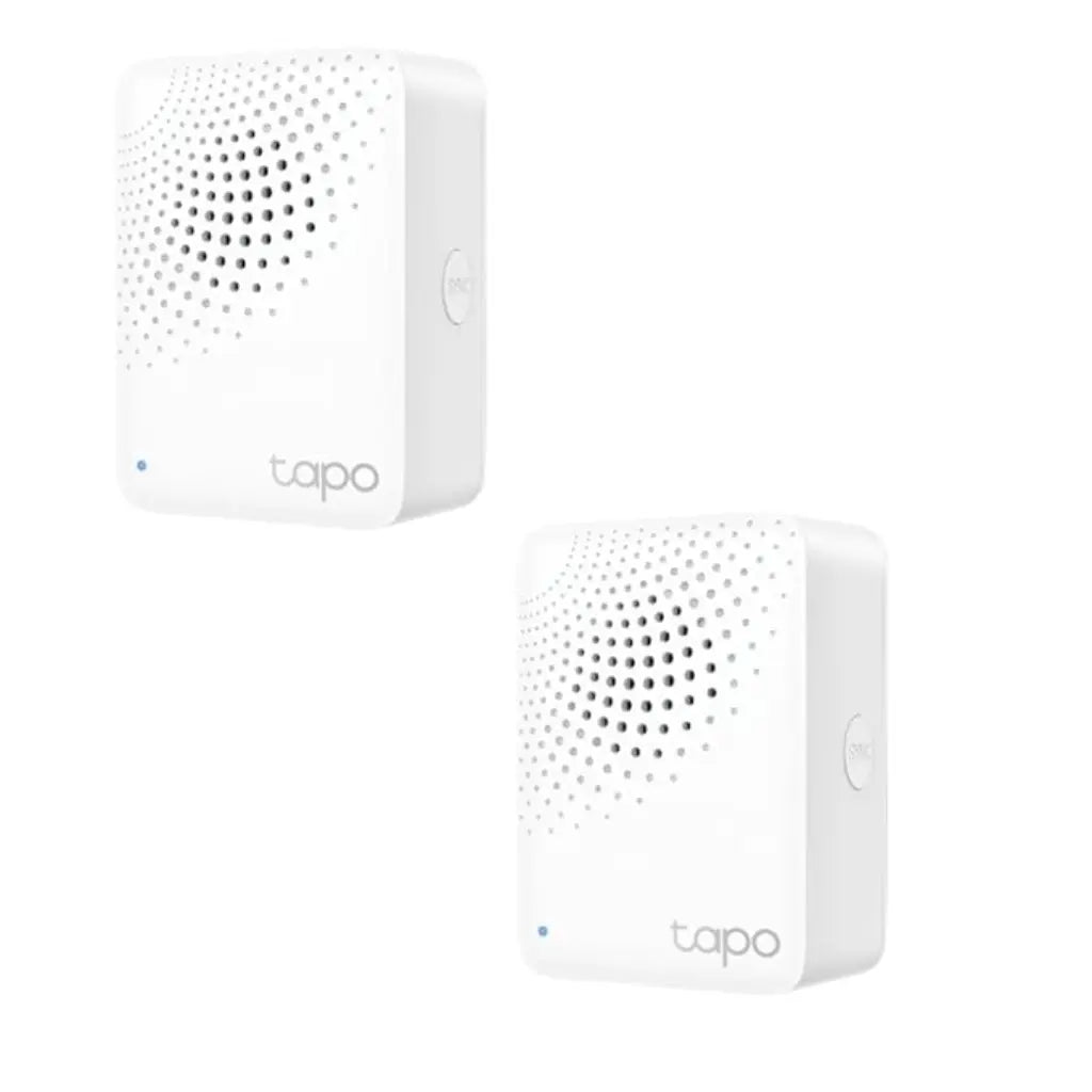 TP-Link Tapo H100 Smart Hub with Chime Connect Up to 64 Devices Smart Alarm & Doorbell Support-tpstech.in