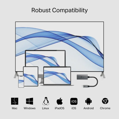 TP-Link UA520C USB Type-C to HDMI Adapter 4K@60Hz Plug & Play Aluminum Alloy-tpstech.in