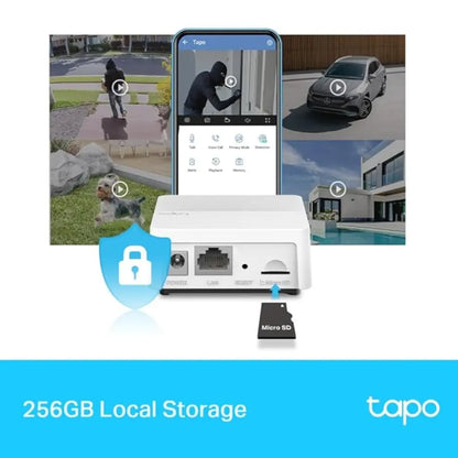 Tapo H200 Smart Hub with Built-in Chime Requires 2.4Ghz Wi-Fi Connect Up to 64 Smart + 4 Camera Devices-tpstech.in