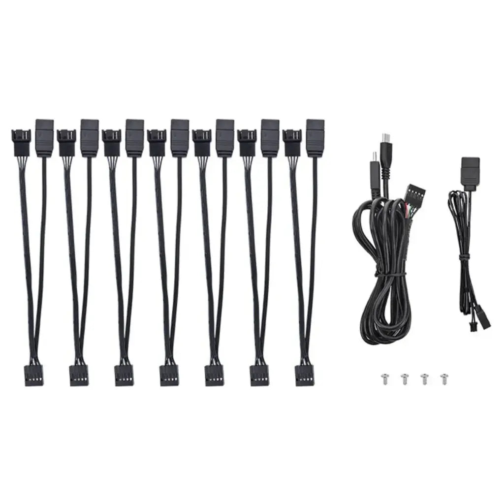 Thermaltake TT Sync V2 Controller 14-Port ARGB Hub with PCIe 8-Pin Power-tpstech.in